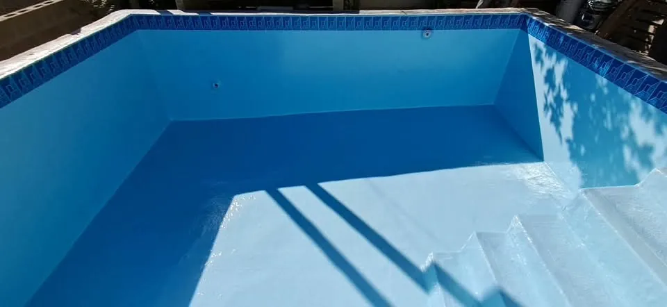 Small pool reline: New lining